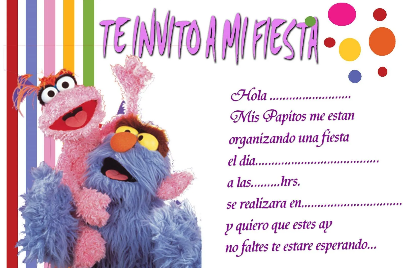 Tarjetas de cumpleaños para imprimir: 05/15/10