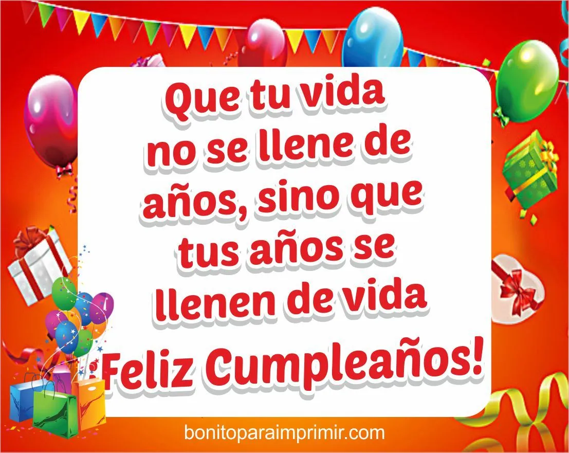 ▷ Tarjetas de Cumpleaños para imprimir ¡ GRATIS !