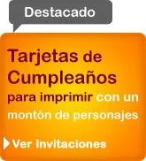 Tarjetas de cumpleaños infantiles para imprimir con un montón de ... Tarjetas de cumpleaños infantiles para imprimir con un montón de ...