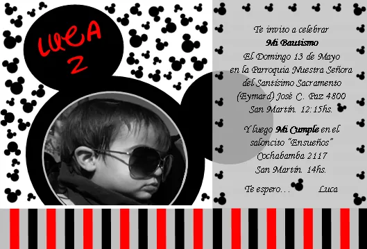 Como hacer tarjetas de cumpleaños infantiles de Mickey - Imagui