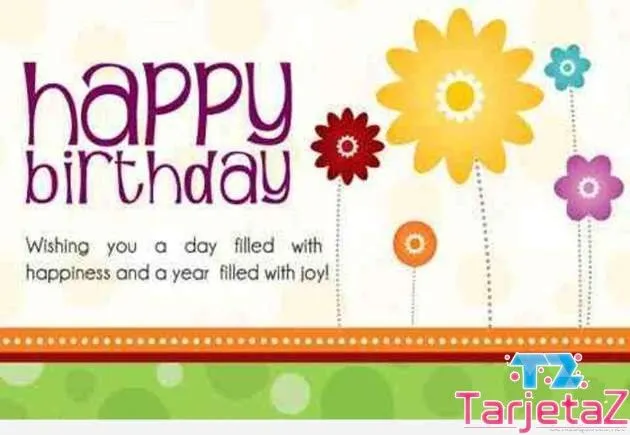 Tarjetas de cumpleaños en inglés | TarjetaZ