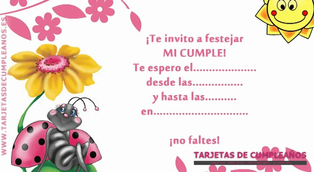 Tarjetas de cumpleaños - Mariquita y flor - YouTube