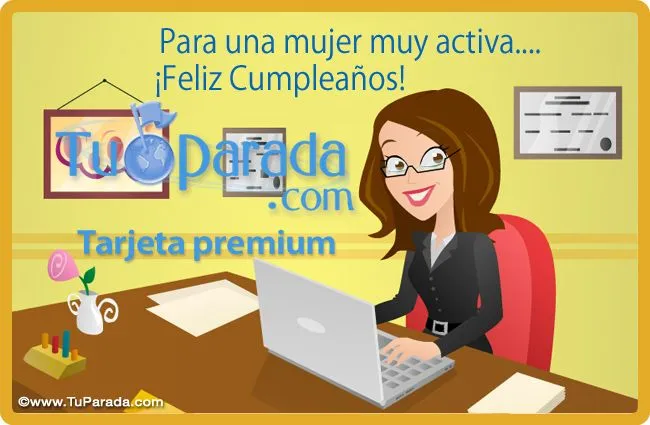 Tarjetas de Cumpleaños para mujeres, postales de Cumpleaños para ...