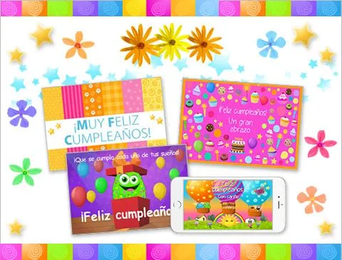 Tarjetas de Cumpleaños para niñas, postales de Cumpleaños para ... Tarjetas de Cumpleaños para niñas, postales de Cumpleaños para ...