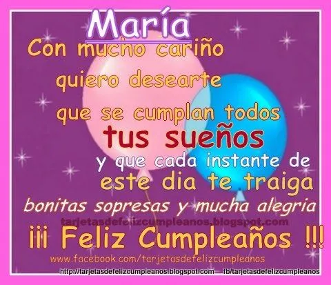 Fotos de cumpleaños con nombres - Imagui