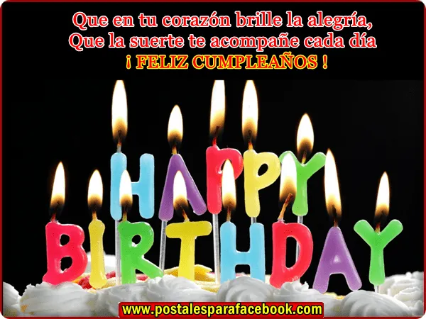 Tarjetas de cumpleaños para publicar en FaceBook - Imagui