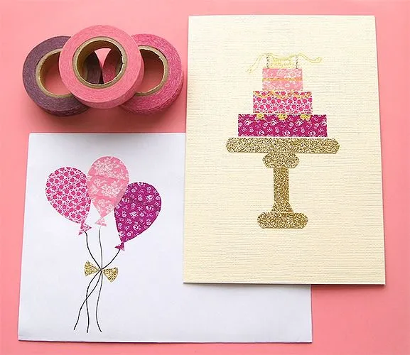 Tarjetas de Cumpleaños con Washi Tape | I Love Washi Tape