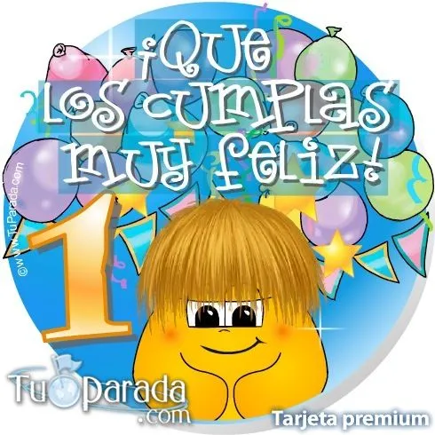 Tarjetas para cada edad, tarjetas de cumpleaños con el número de años Tarjetas para cada edad, tarjetas de cumpleaños con el número de años