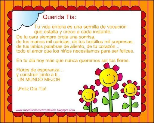 Tarjetas para el día de la Educadora de Párvulos | Maestros De Corazón