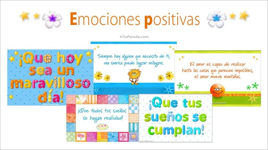 Tarjetas de emociones positivas - Postales de espiritualidad ...