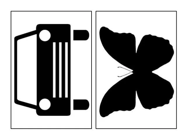 Tarjetas de estimulación visual FIGURAS (blanco Y negro) Tarjetas de estimulación visual FIGURAS (blanco Y negro)