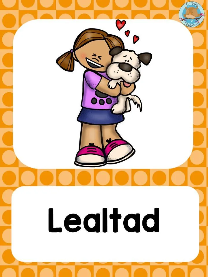 Tarjetas para trabajar y explicar los valores en clase - Imagenes Educativas | Educación de valores, Valores en la escuela, Imagenes de los valores