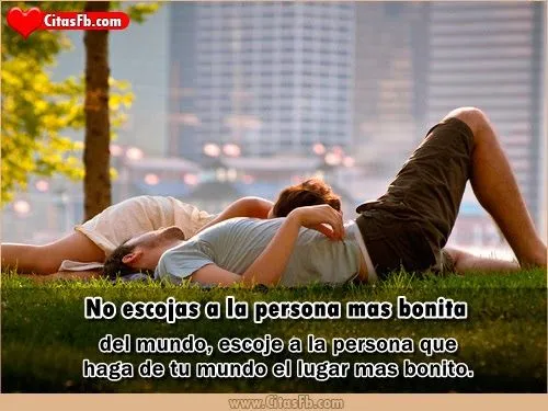 Imágenes con Frases bonitas de Amor