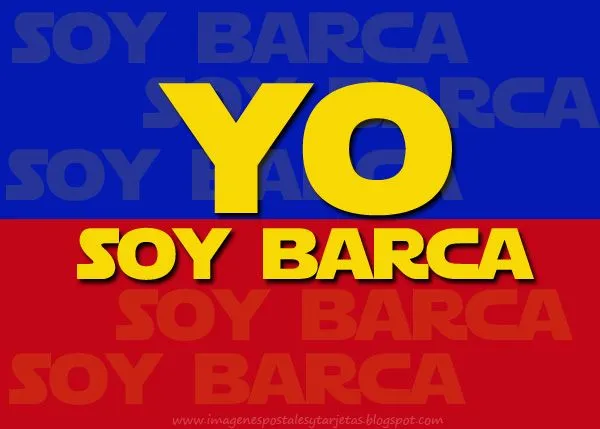 Tarjetas del FC Barcelona gratis ~ Imagenes Postales y Tarjetas
