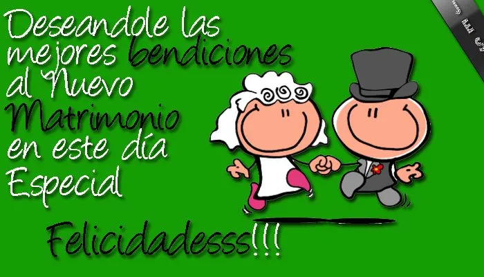 Tarjetas de felicitación para matrimonio - Imagui