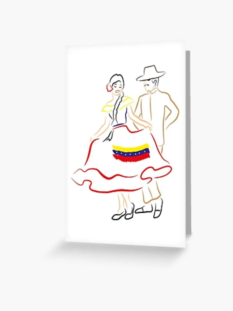 Tarjetas de felicitación con la obra «Baile Venezolano» de Robert Millán García | Redbubble Tarjetas de felicitación con la obra «Baile Venezolano» de Robert Millán García | Redbubble