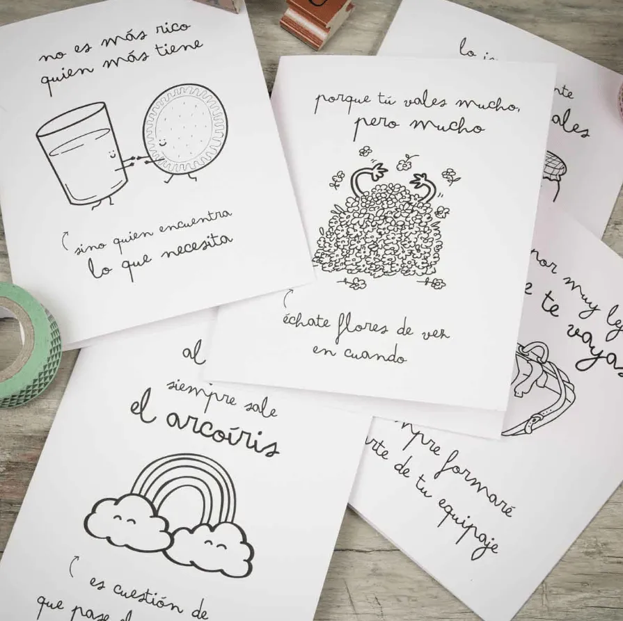 Nuevas tarjetas de felicitación con wonderconsejos y material para ... Nuevas tarjetas de felicitación con wonderconsejos y material para ...
