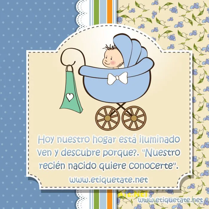 Tarjetas de felicitaciones para bebé RECIEN NACIDO - Imagui