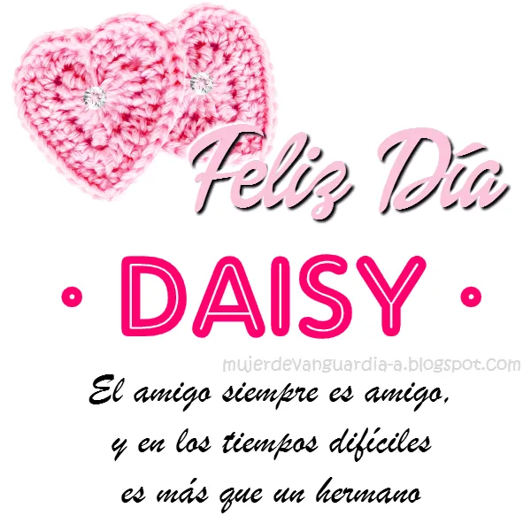 Tarjetas de Feliz Día Amiga Con Nombre de Mujer LETRA D | Imágenes ...