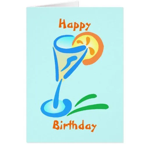 Tarjetas del feliz cumpleaños para los adultos de Zazzle.