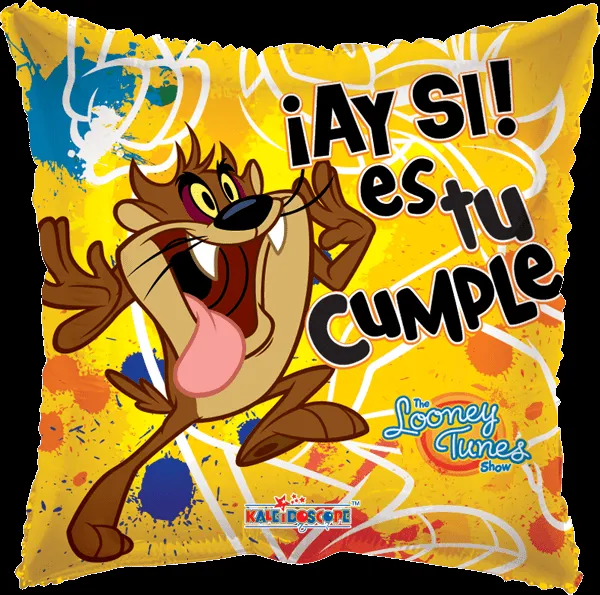 Tarjetas de cumpleaños.con taz - Imagui