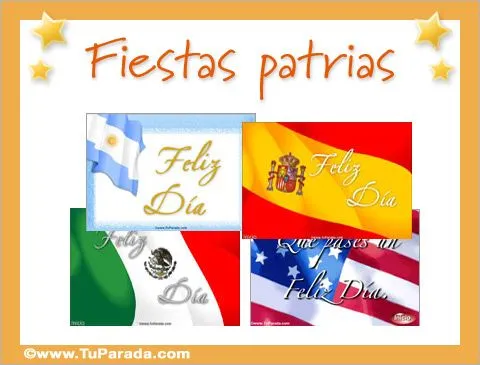 Tarjetas de fiestas patrias, postales de festividades ... Tarjetas de fiestas patrias, postales de festividades ...