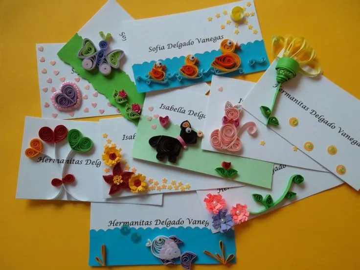 tarjetas filigrana, hechas a mano con amor | Creatividad ...