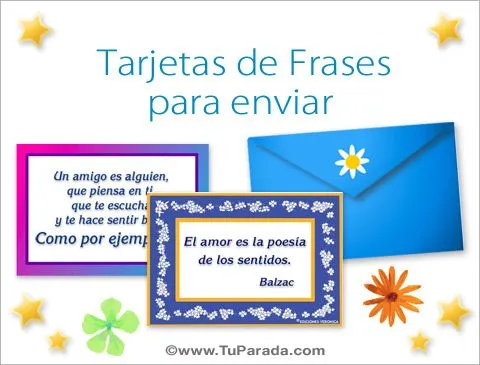 Tarjetas de frases para enviar - Frases de la vida, frases para ...