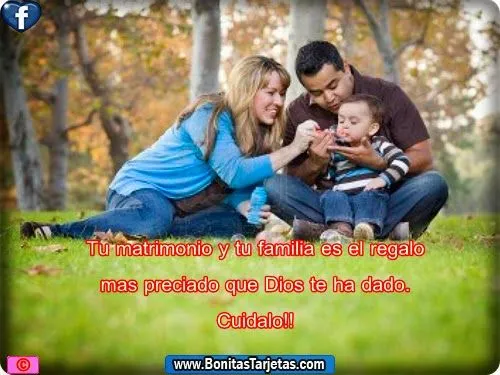 Tarjetas con frases de familia - Tarjetas Bonitas para Facebook ...