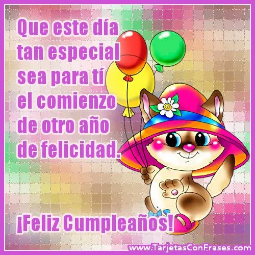 Tarjetas de cumpleaños con gatitos - Imagui