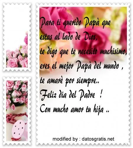 Tarjetas Con Frases Por El Dia Del Padre Para El Papà Que Ya ... Tarjetas Con Frases Por El Dia Del Padre Para El Papà Que Ya ...