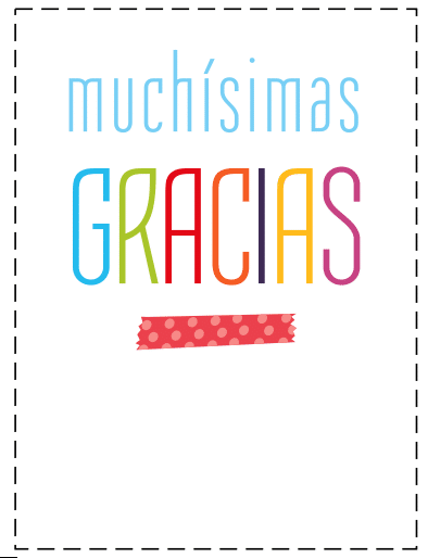Tarjetas para dar las gracias - Manualidades Tarjetas para dar las gracias - Manualidades