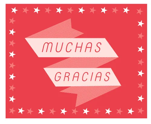Tarjetas para dar las gracias - Manualidades