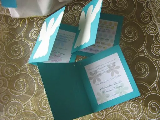 Tarjetas gracias por venir a mi Primera Comunión de Angelito