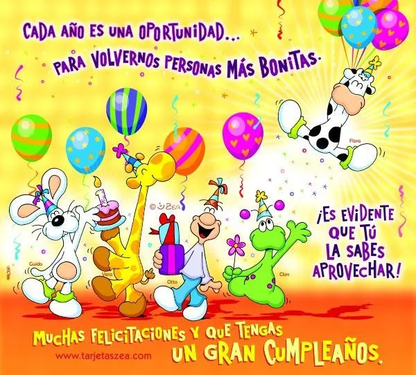 Tarjetas gratis cumplea zea imagenes | Feliz Cumple | Pinterest ...