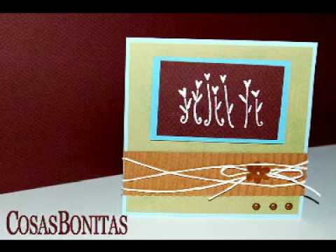 Tarjetas hechas a mano - Card Making - YouTube Tarjetas hechas a mano - Card Making - YouTube