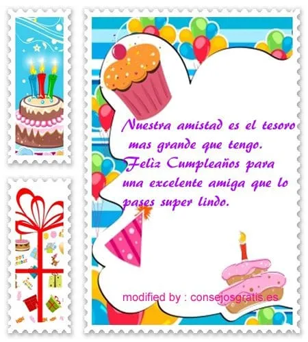 Tarjetas Con Imàgenes De Cumpleaños Para Tu Mejor Amiga | Mensajes ...