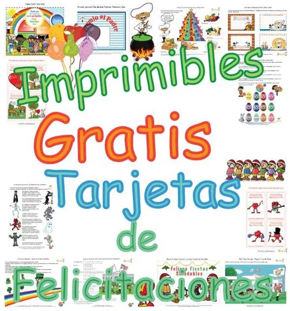 Tarjetas Imprimibles Gratis Para Niños - Bonitas Páginas Para ...
