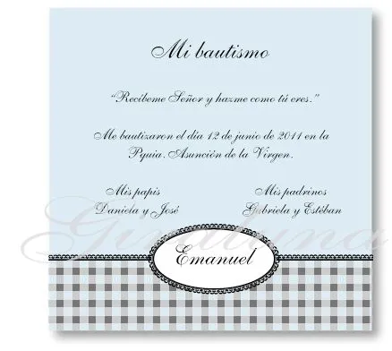 TARJETAS DE BAUTISMO Y COMUNIÓN | Invitaciones Giraluna