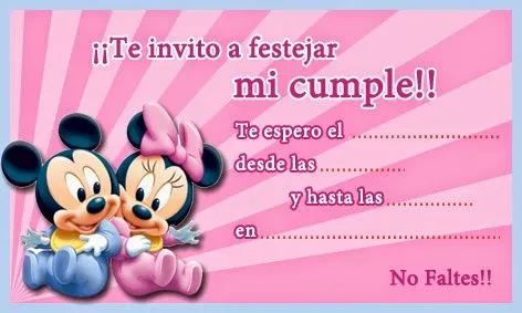 Tarjetas de invitación de cumpleaños para Niños | Imágenes de ... Tarjetas de invitación de cumpleaños para Niños | Imágenes de ...
