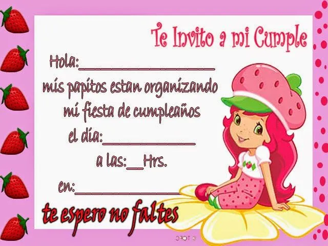 Tarjetas de invitación de cumpleaños para Niños | Imágenes de ...