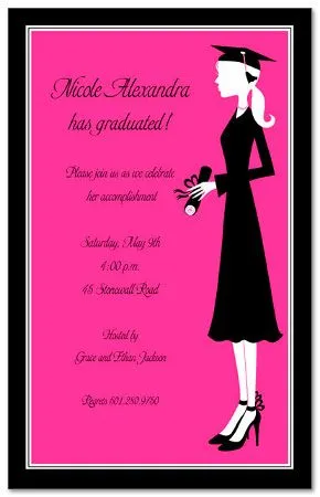 Tarjetas de invitación para fiestas de graduación | Fiesta101 Tarjetas de invitación para fiestas de graduación | Fiesta101
