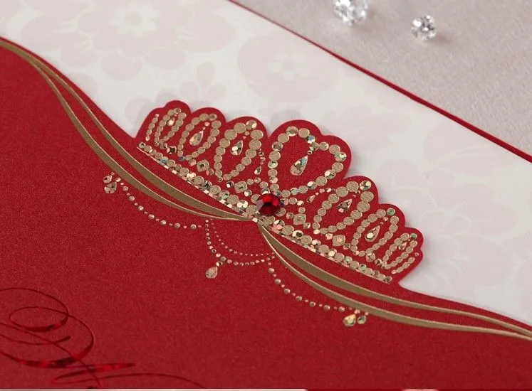 Tarjetas de invitación con forma de corona - Imagui Tarjetas de invitación con forma de corona - Imagui