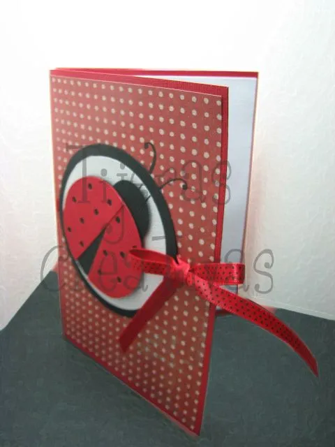 Tarjetas de invitación de mariquitas - Imagui