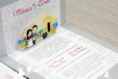 tarjetas de invitacion para matrimonio para hacer manualmente ...