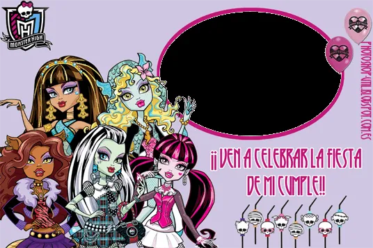 Tarjetas de invitación de monster high exclusivo - Imagui Tarjetas de invitación de monster high exclusivo - Imagui