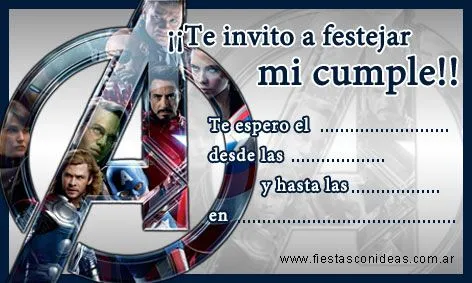 Tarjetas e Invitaciones de cumpleaños para Imprimir - Fiestas ...