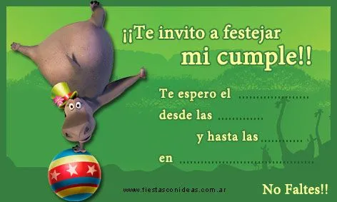 Tarjetas e Invitaciones de cumpleaños para Imprimir - Fiestas ...