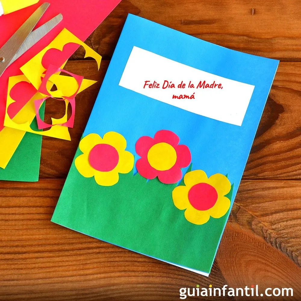 Tarjetas para el Día de la Madre. Manualidades infantiles Tarjetas para el Día de la Madre. Manualidades infantiles