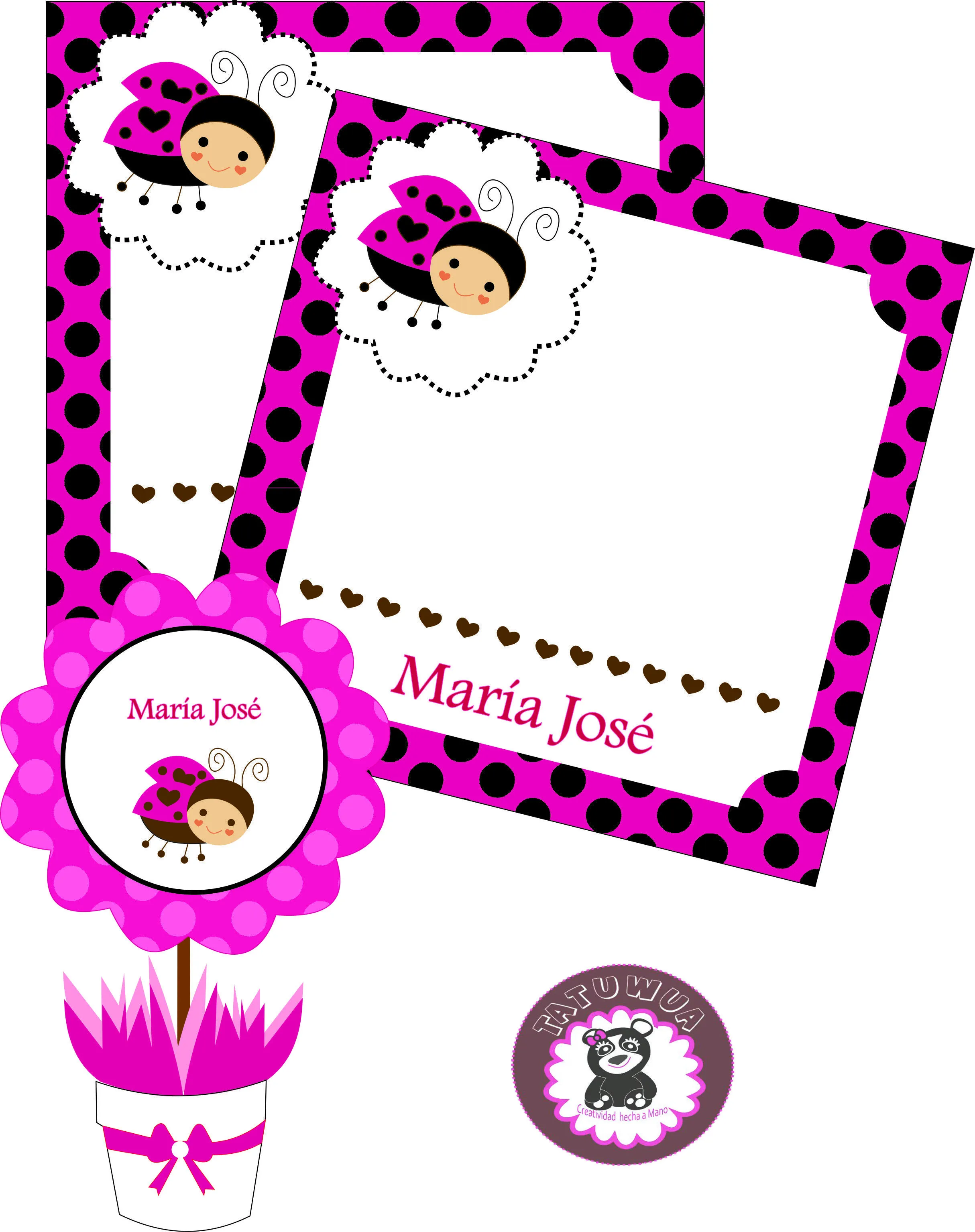 Tarjetas de mariquitas - Imagui